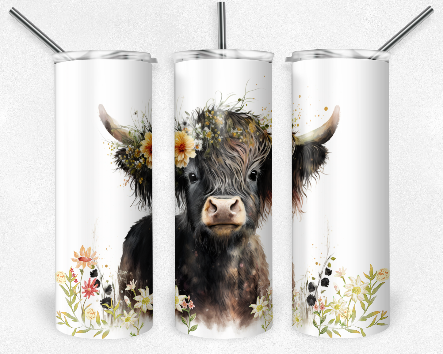 Baby Highland - Skinny Tumbler