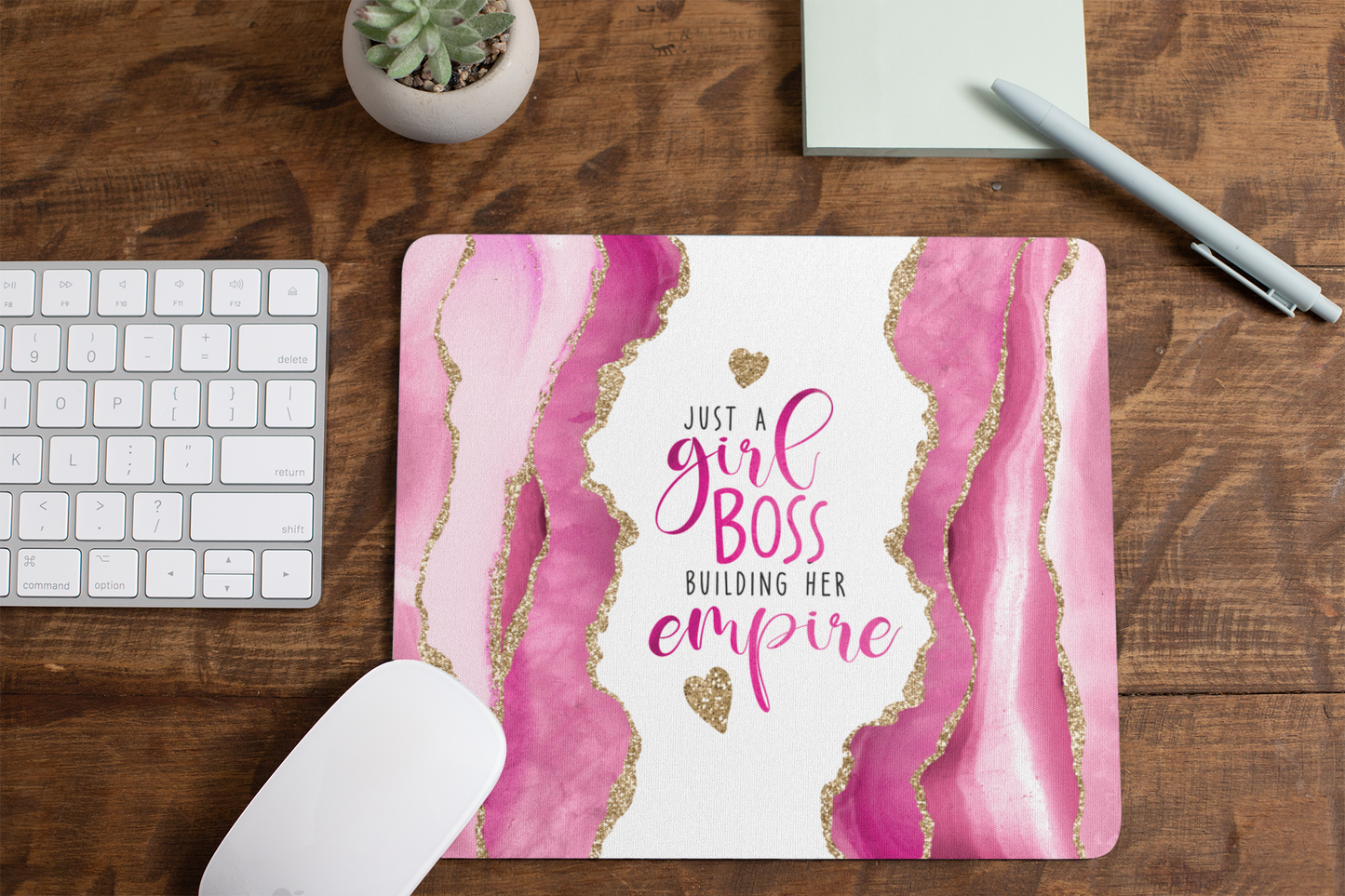 Just a girl boss building her empire - Mouse Pad