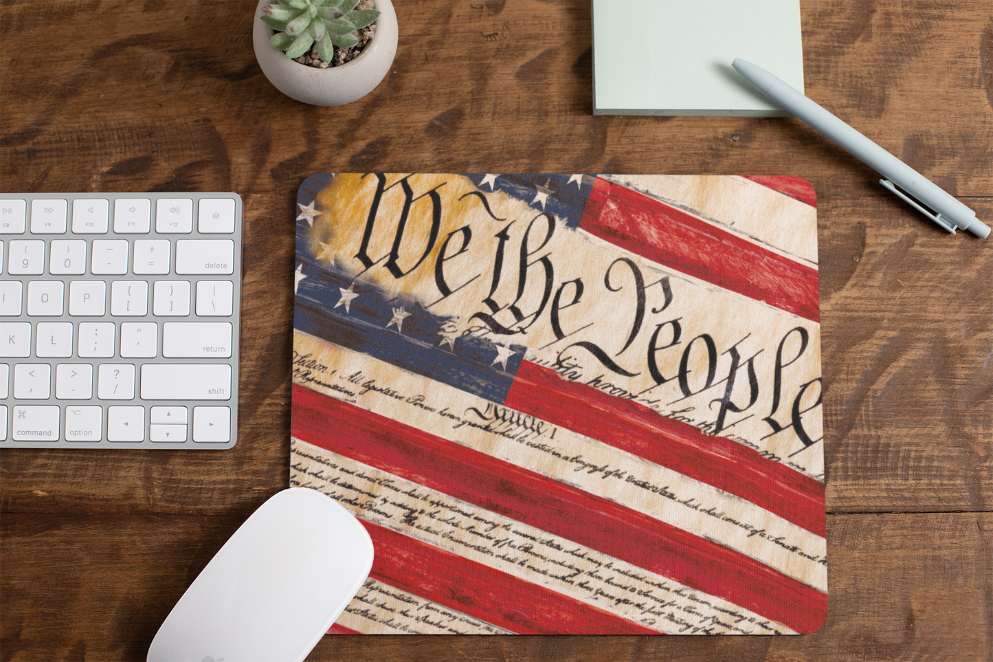 We the people flag - Mouse Pad